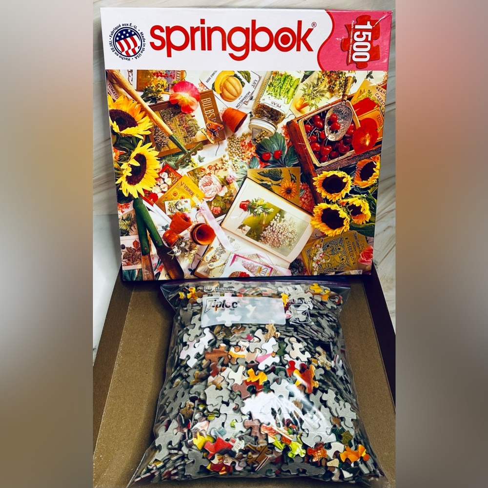 SPRINGBOK || 1500 Piece Jigsaw Puzzle - Garden Beginnings ⭐️COMPLETE⭐️